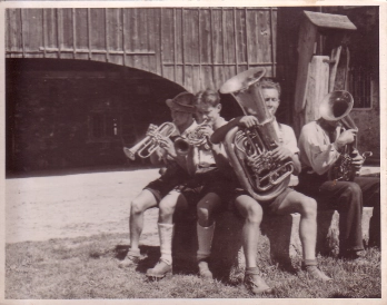 Maibaum aufstellen 1946